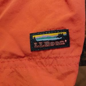 Vintage ll bean nylon woman shorts pleated high rise